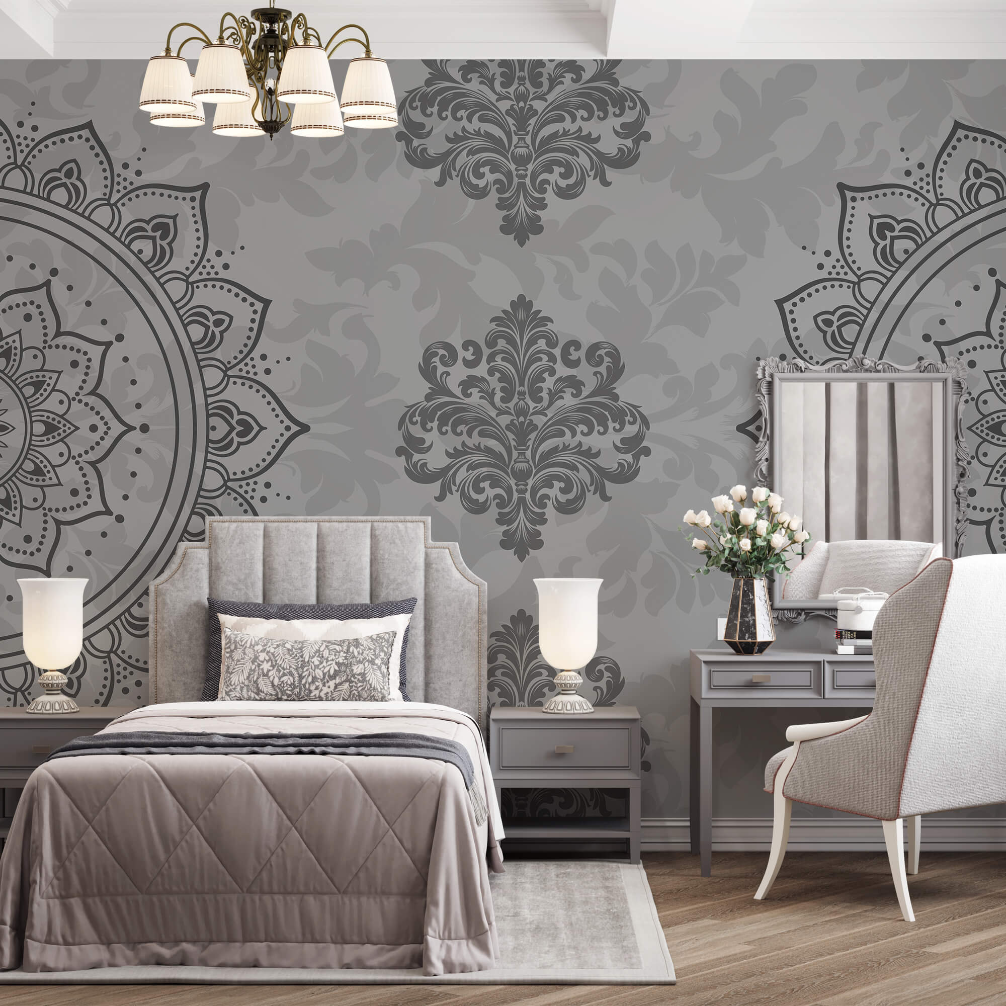 Szary i biały wzór Szary i biały wzór