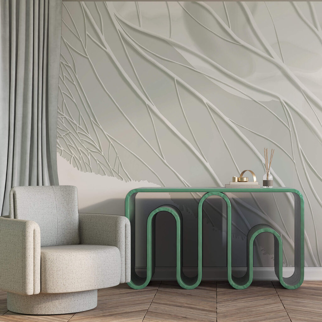 Białe tło z liniami