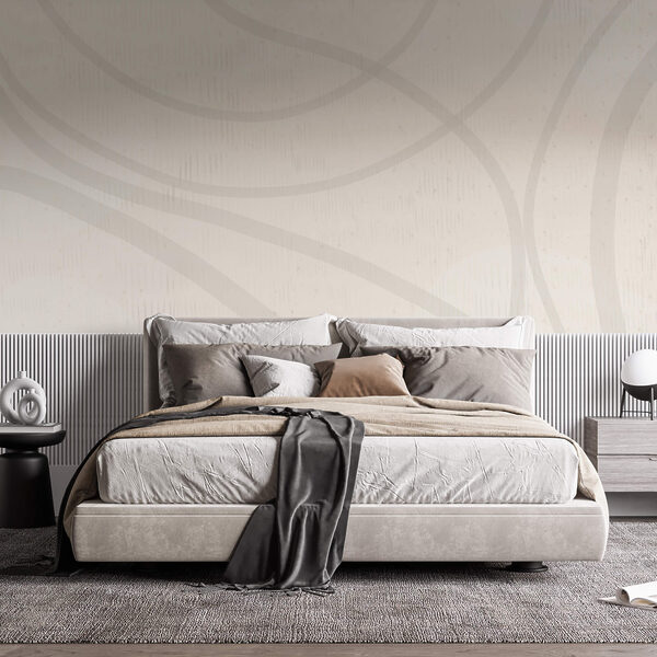 Biała powierzchnia z liniami