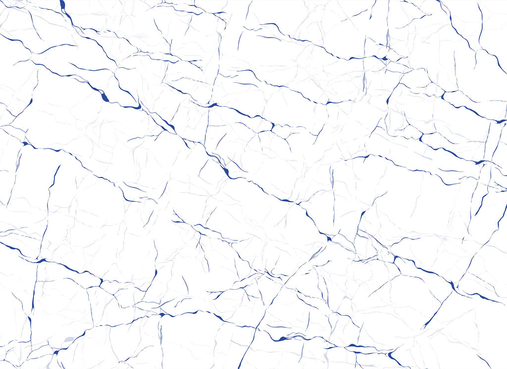 White surface with blue lines