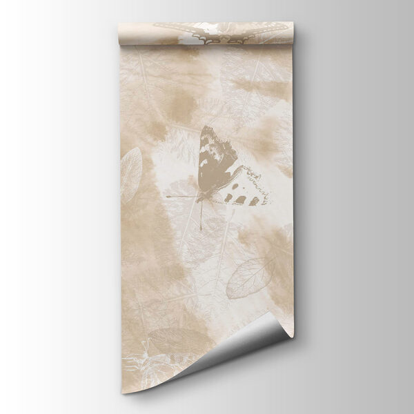 Delicate butterflies on soft background