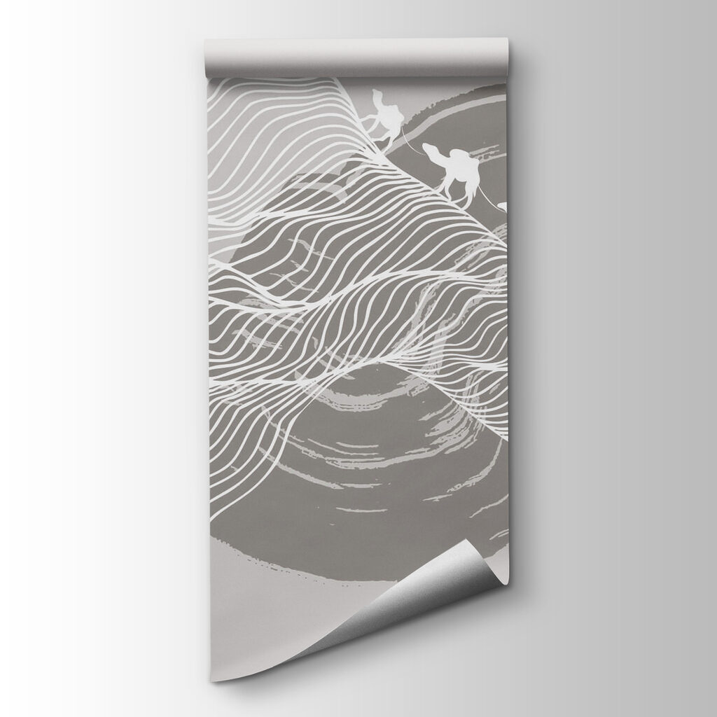 White lines on a gray background