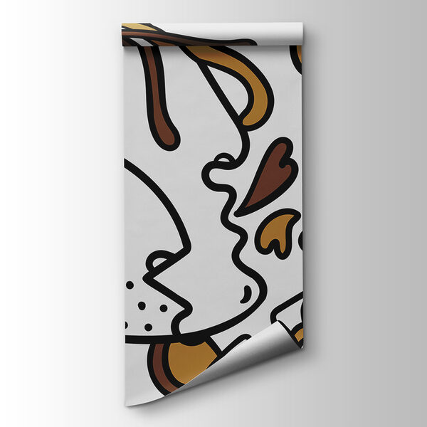 Drawing of a couple of people