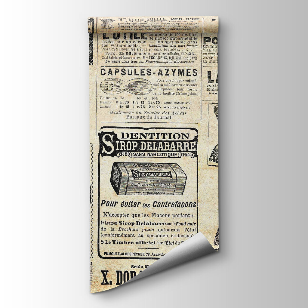 Group of old newspapers