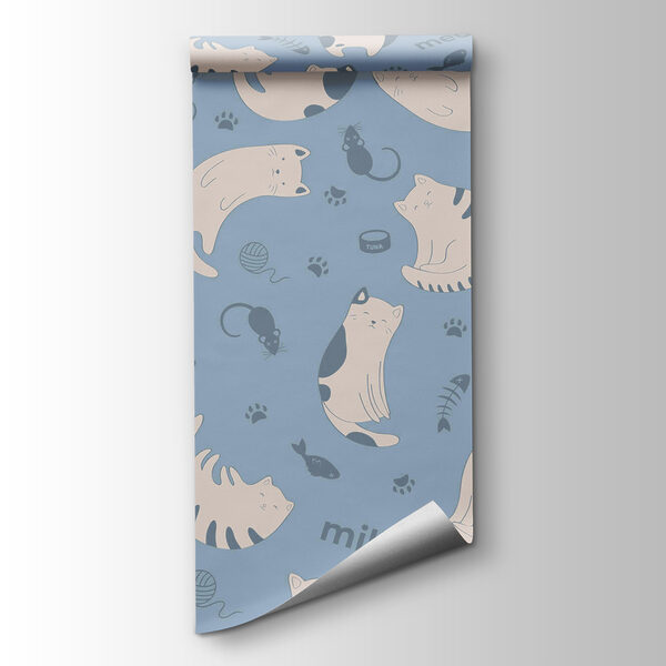 Pattern of cats and kittens