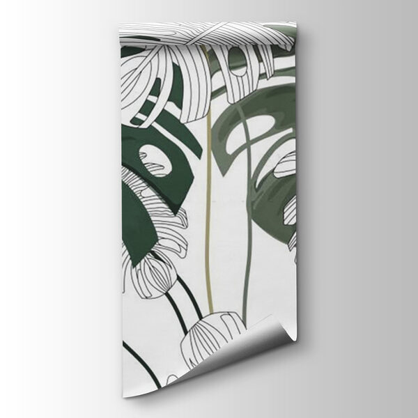 Lush green leaves in harmony