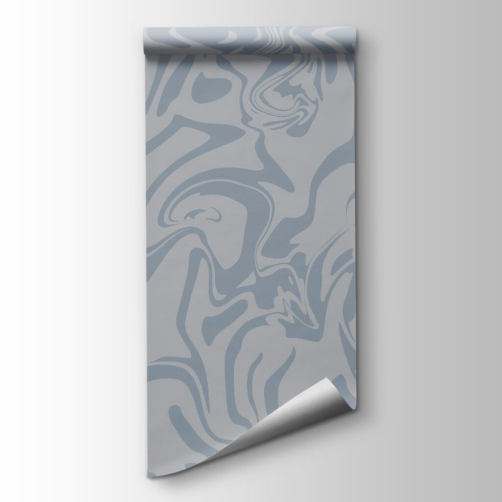 Waves of soft blue tones swirling