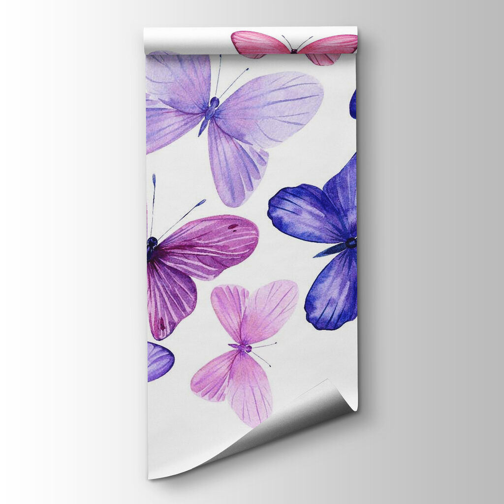 Group of butterflies flying