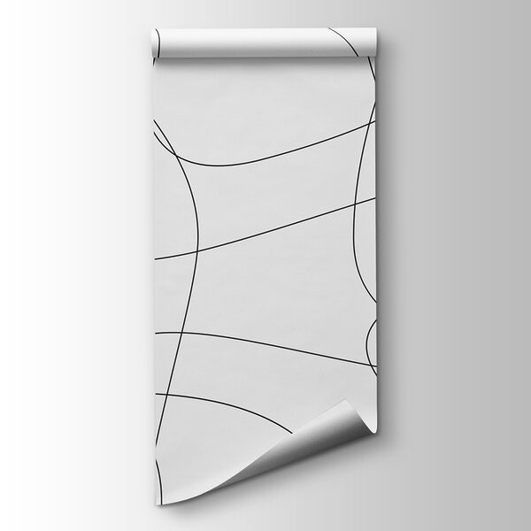 A black lines on a white background