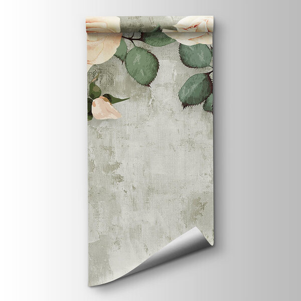 A group of roses with leaves