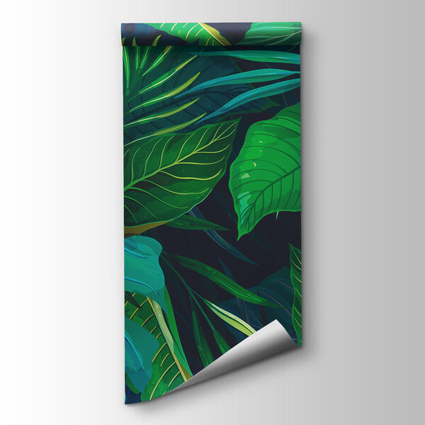 Lush greenery in vibrant colors