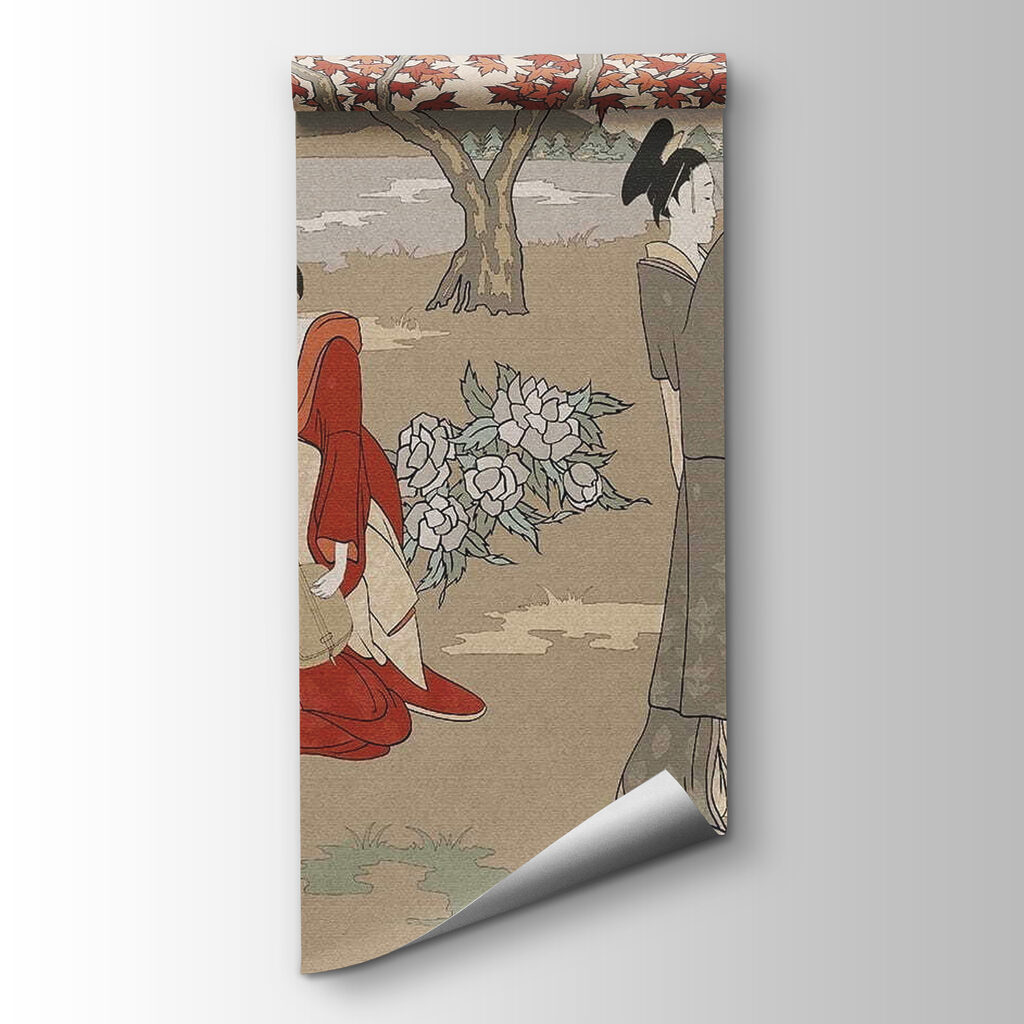 Group of women in traditional japanese clothing