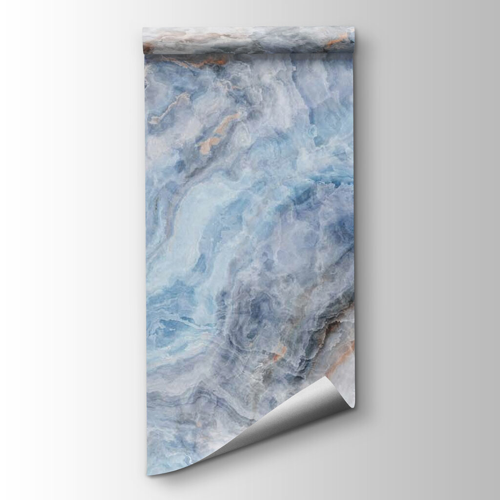 Fluid blues and soft, swirling textures Fluid blues and soft, swirling textures