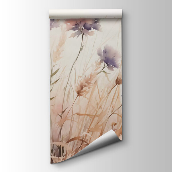 Painting of flowers and grass