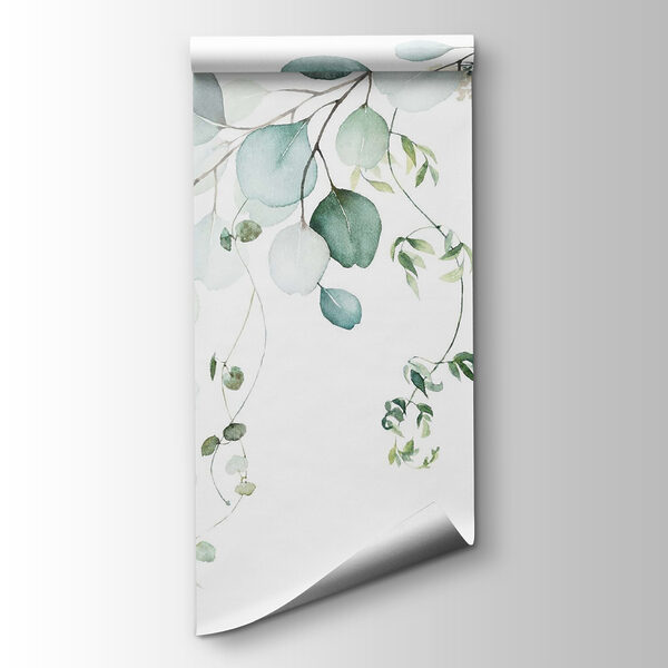 Watercolor of a branch with leaves