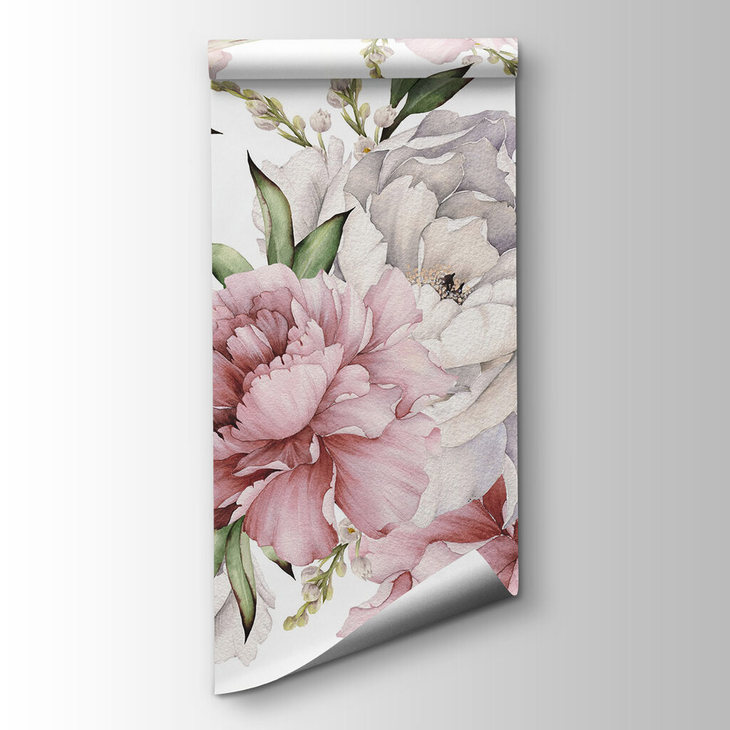 Pattern of flowers and leaves Pattern of flowers and leaves