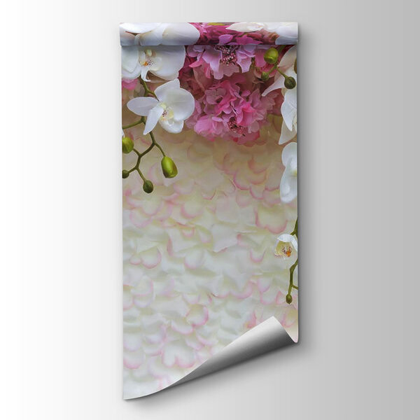 Group of white and pink flowers Group of white and pink flowers