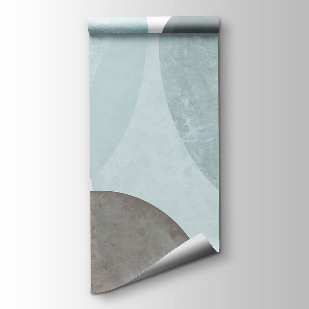 Abstract shapes in soft colors