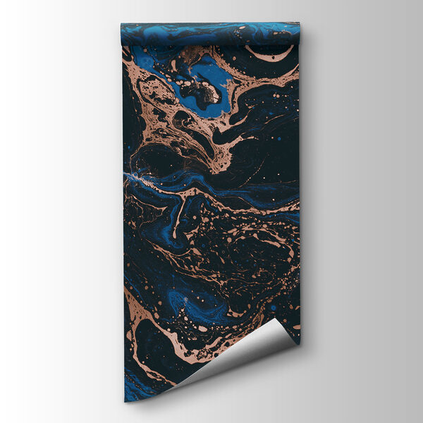 Swirling Midnight and Copper Rivers