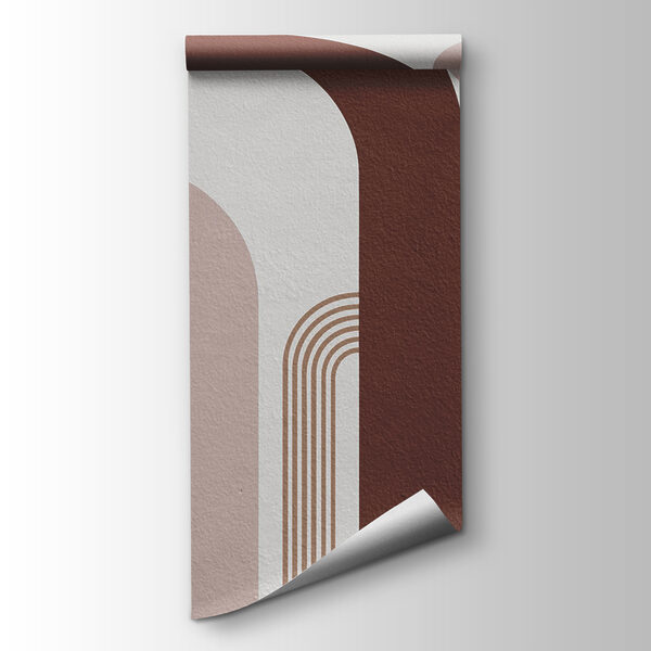 Abstract shapes in earthy tones