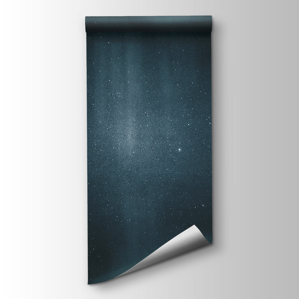 A dark sky with stars