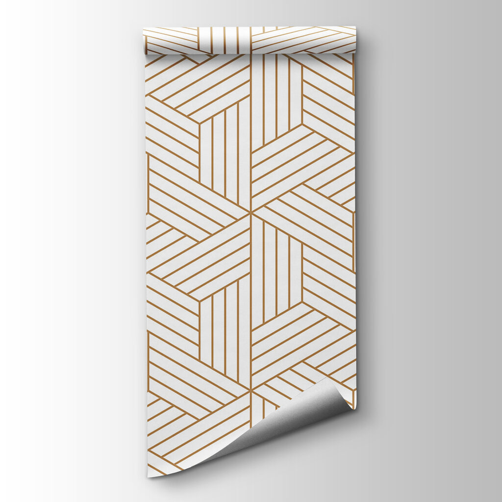 A pattern of lines and squares