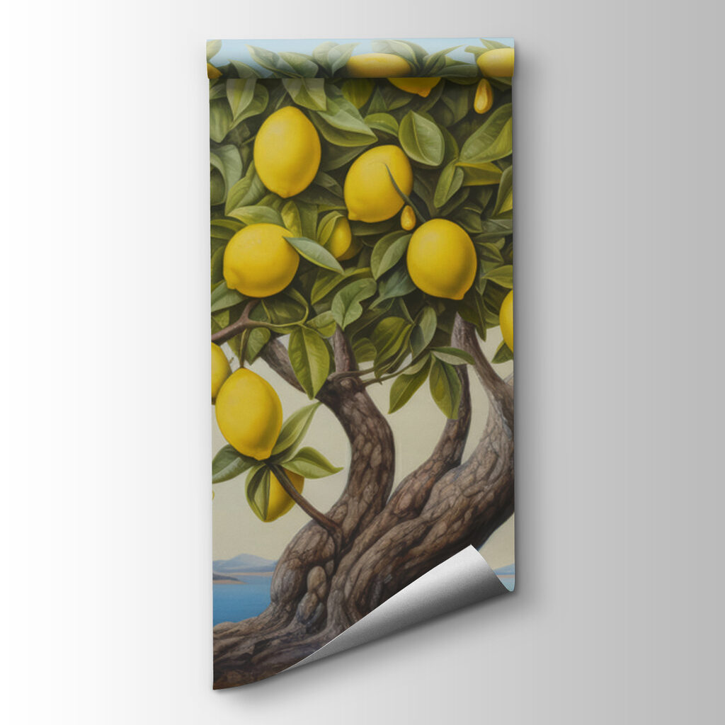 A lemon tree with fruits on it