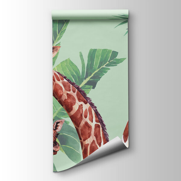 A group of giraffes with their heads together A group of giraffes with their heads together