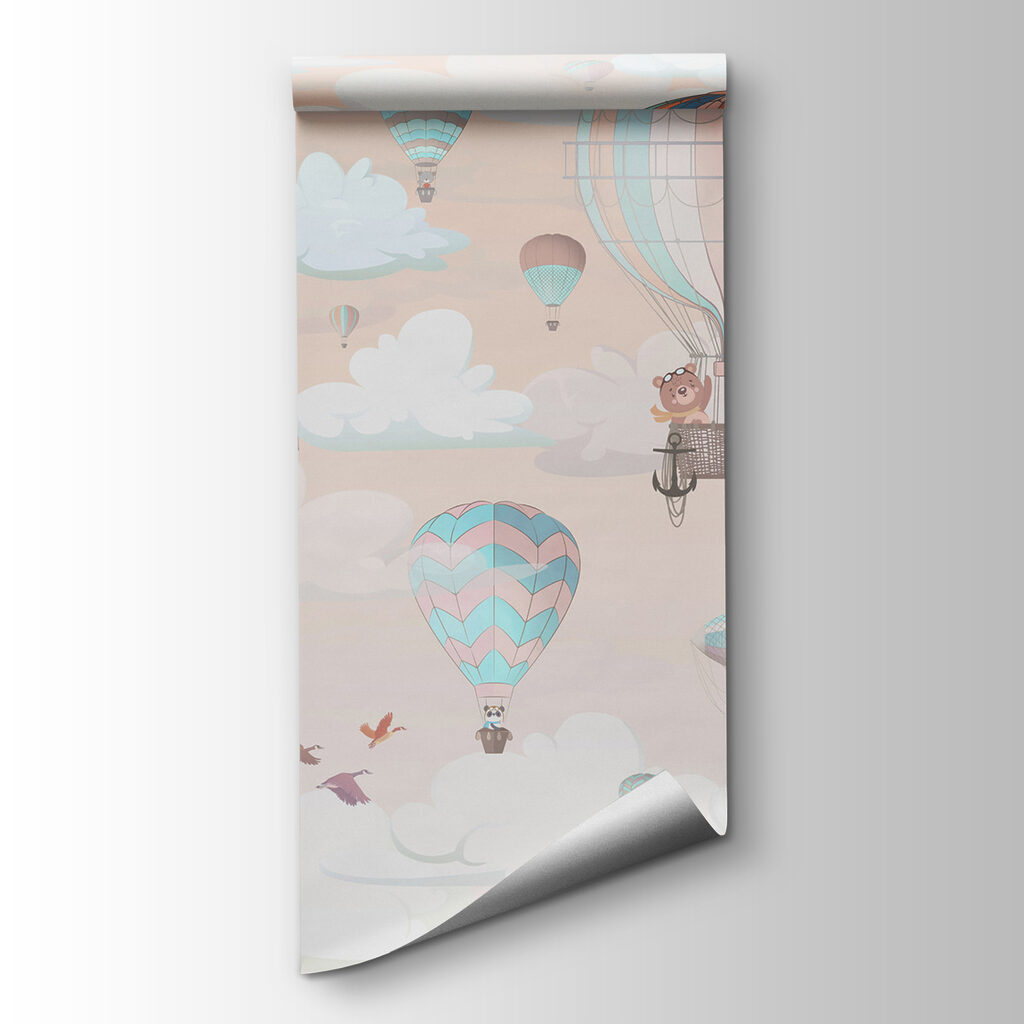 A group of hot air balloons in the sky