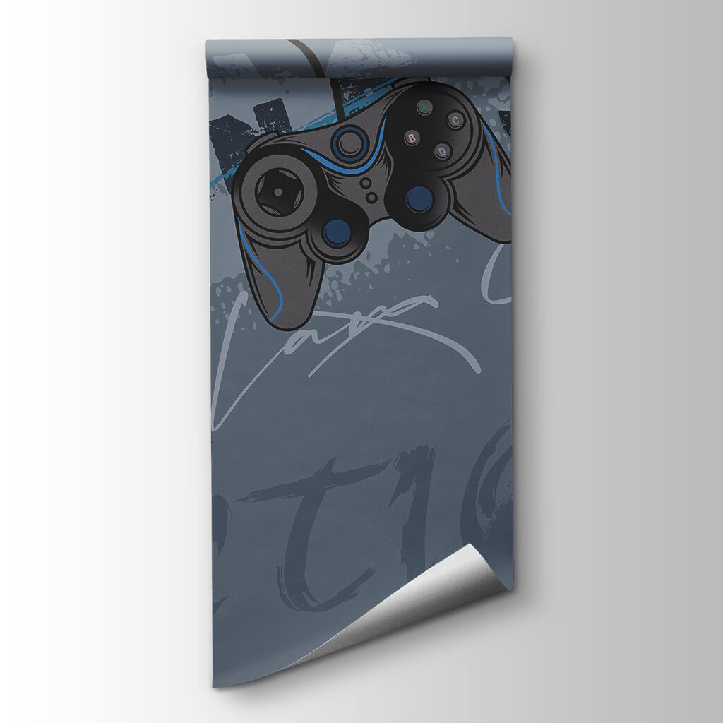 A video game controller from a cord