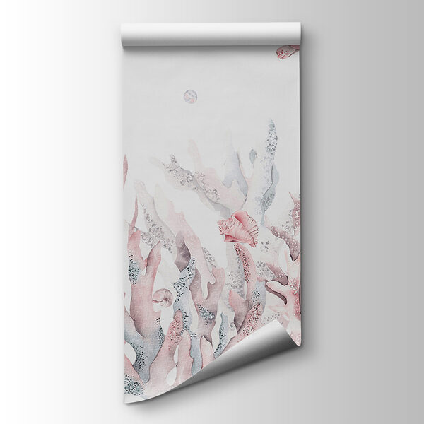 A seaweed and seaweeds with a turtle