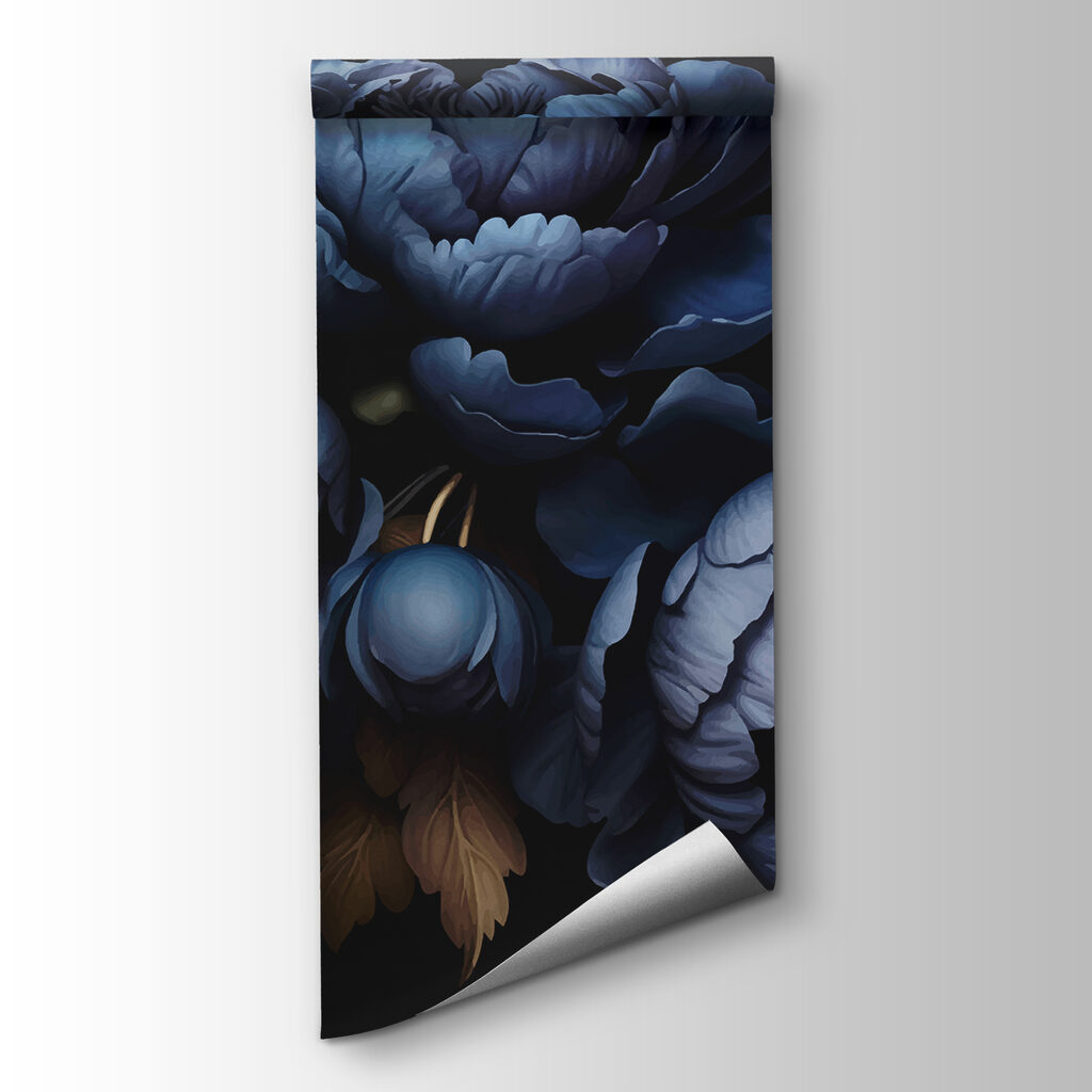 Group of blue flowers