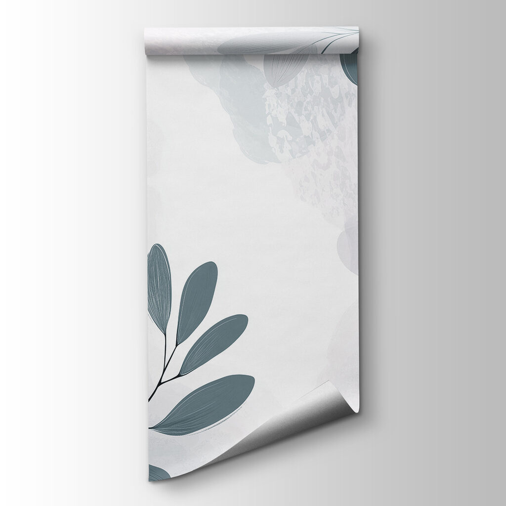 White and purple floral design