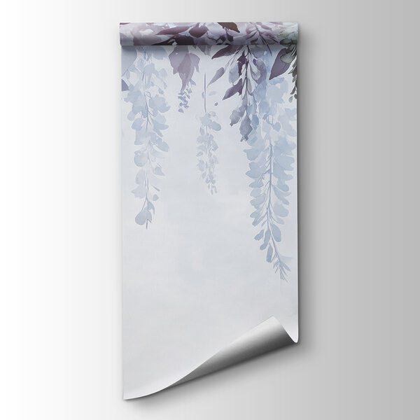 Painting of leaves and flowers