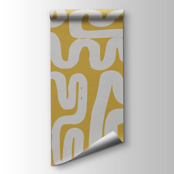 White and yellow maze