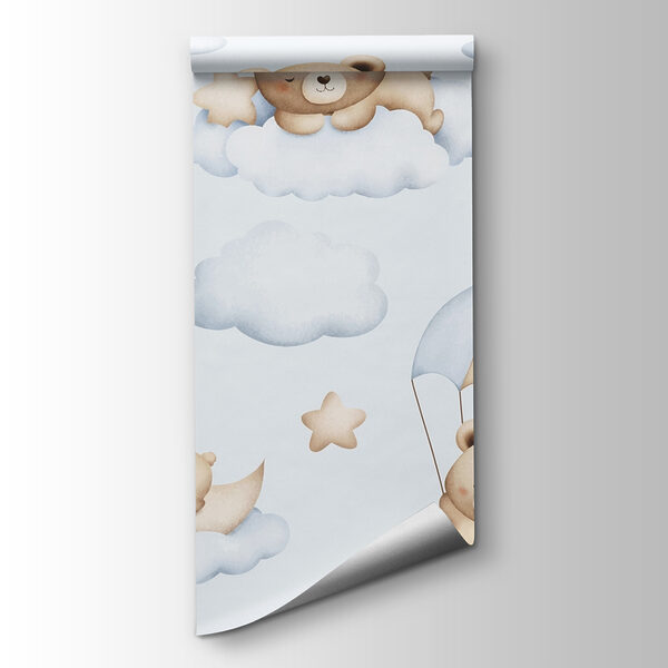 Seamless pattern of teddy bears