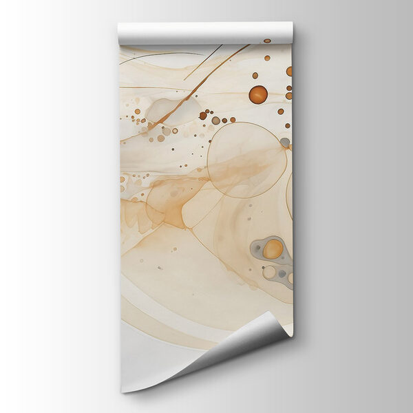 Fluid art with earthy tones