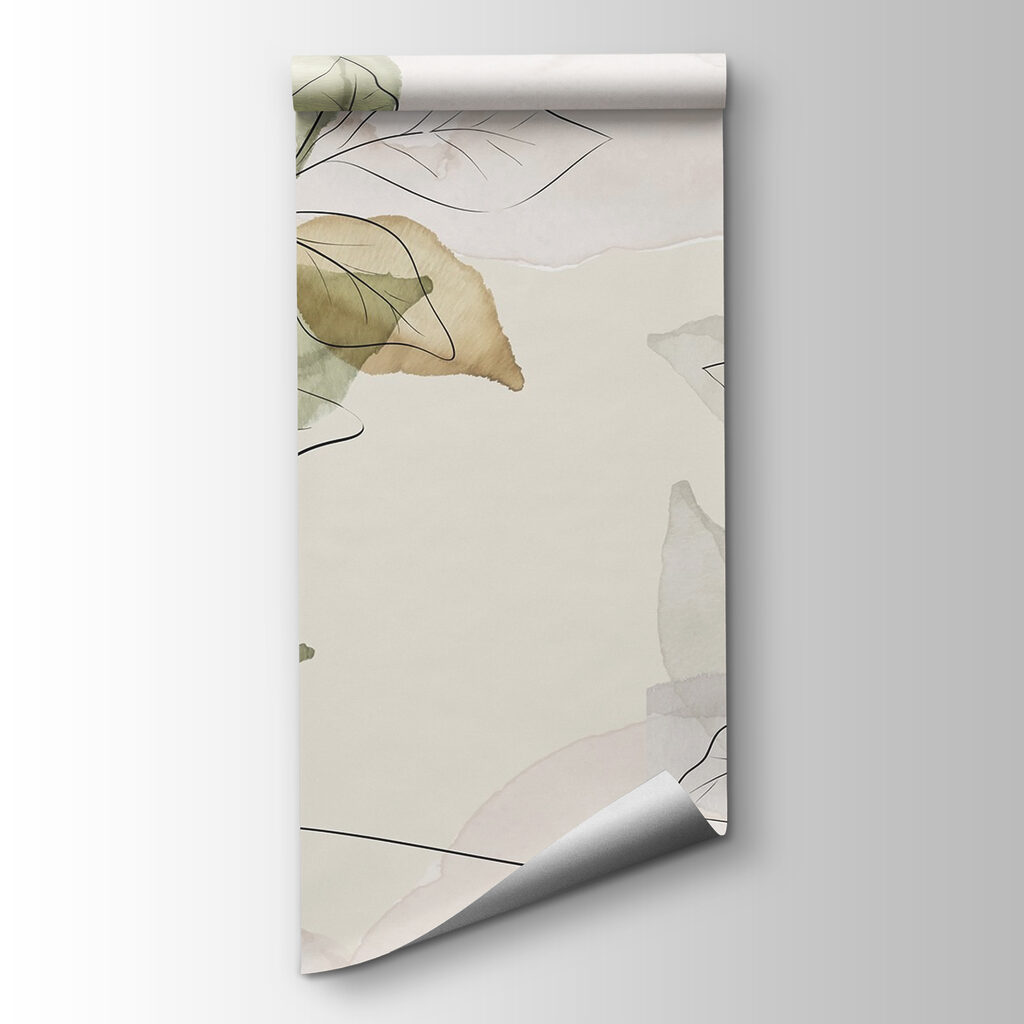 Elegant botanical design in soft hues