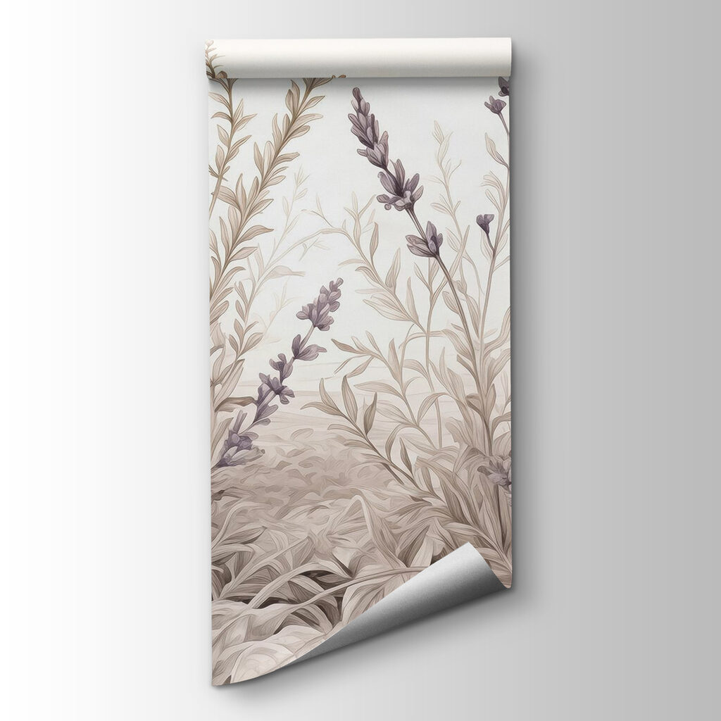 Delicate lavender blooms in harmony