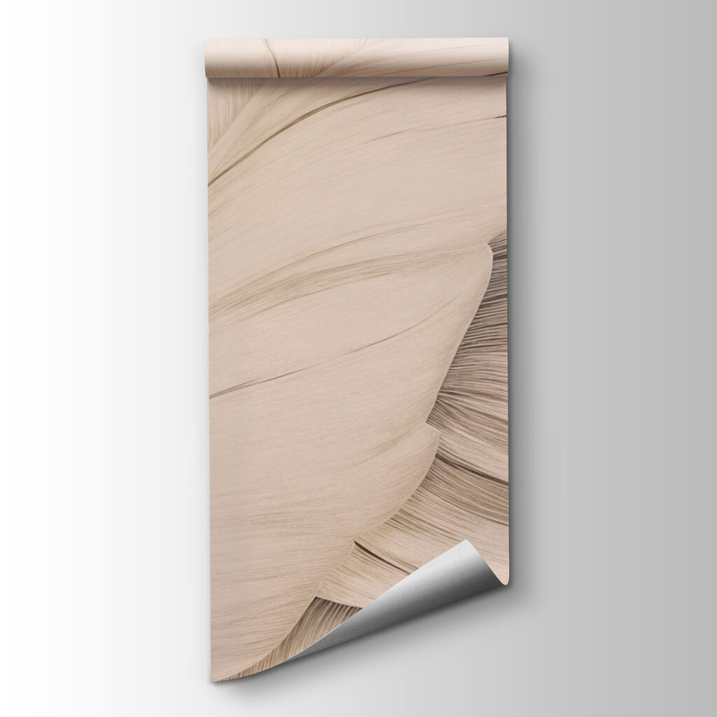 Textured white feathers in soft tones