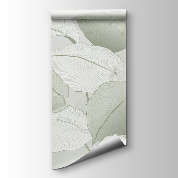 Delicate leaves in soft hues