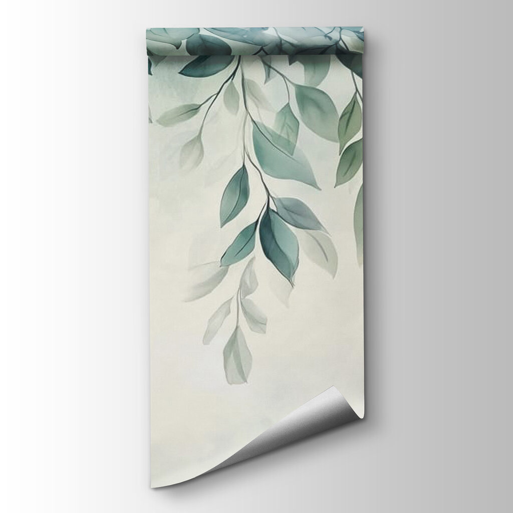 Gentle leaves drifting in soft hues