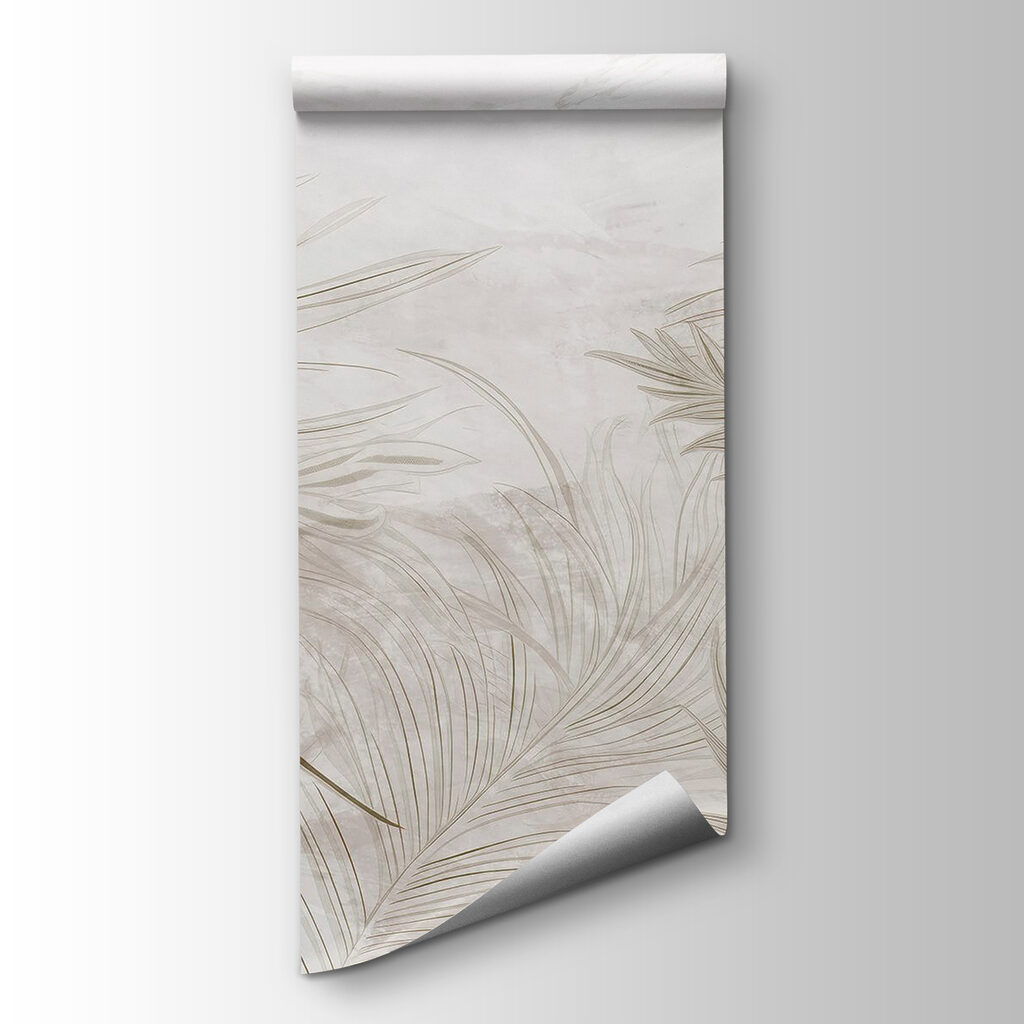 White background with leaves White background with leaves