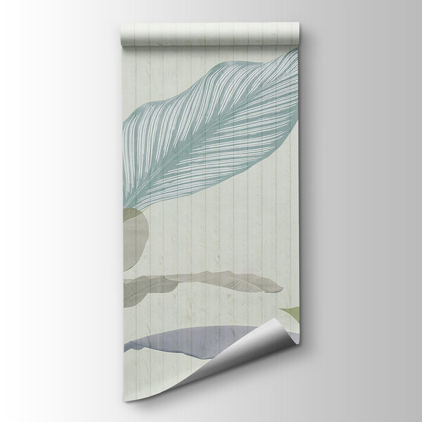 Lush foliage in soft pastel tones