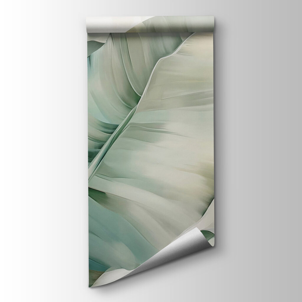 Lush leaves in soft tones