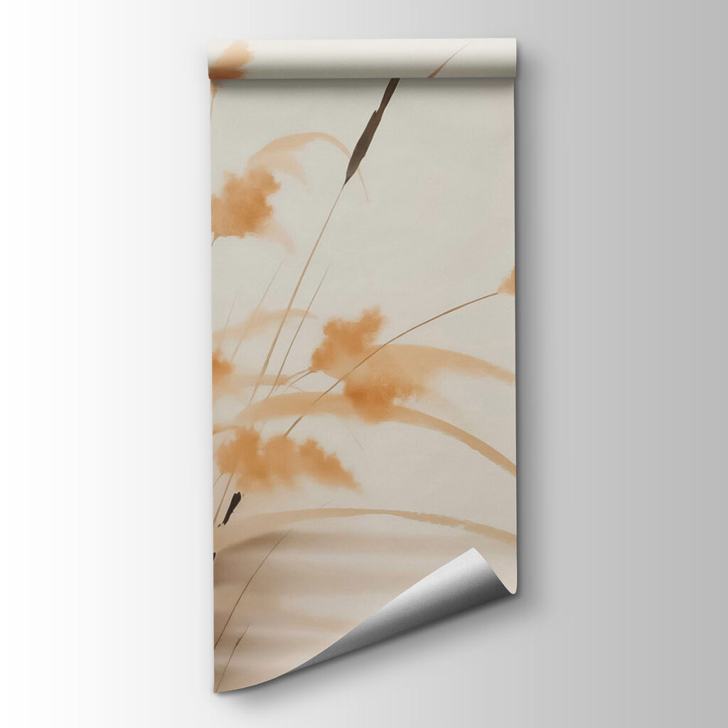 Soft grasses dance in gentle breeze