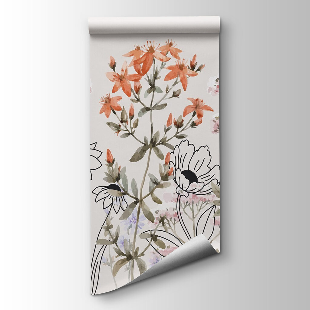 Whimsical floral arrangement in soft tones Whimsical floral arrangement in soft tones