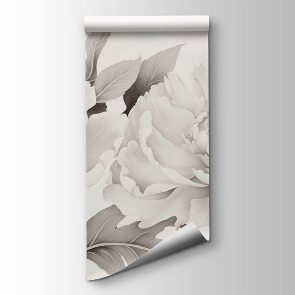 Floral beauty in monochrome elegance