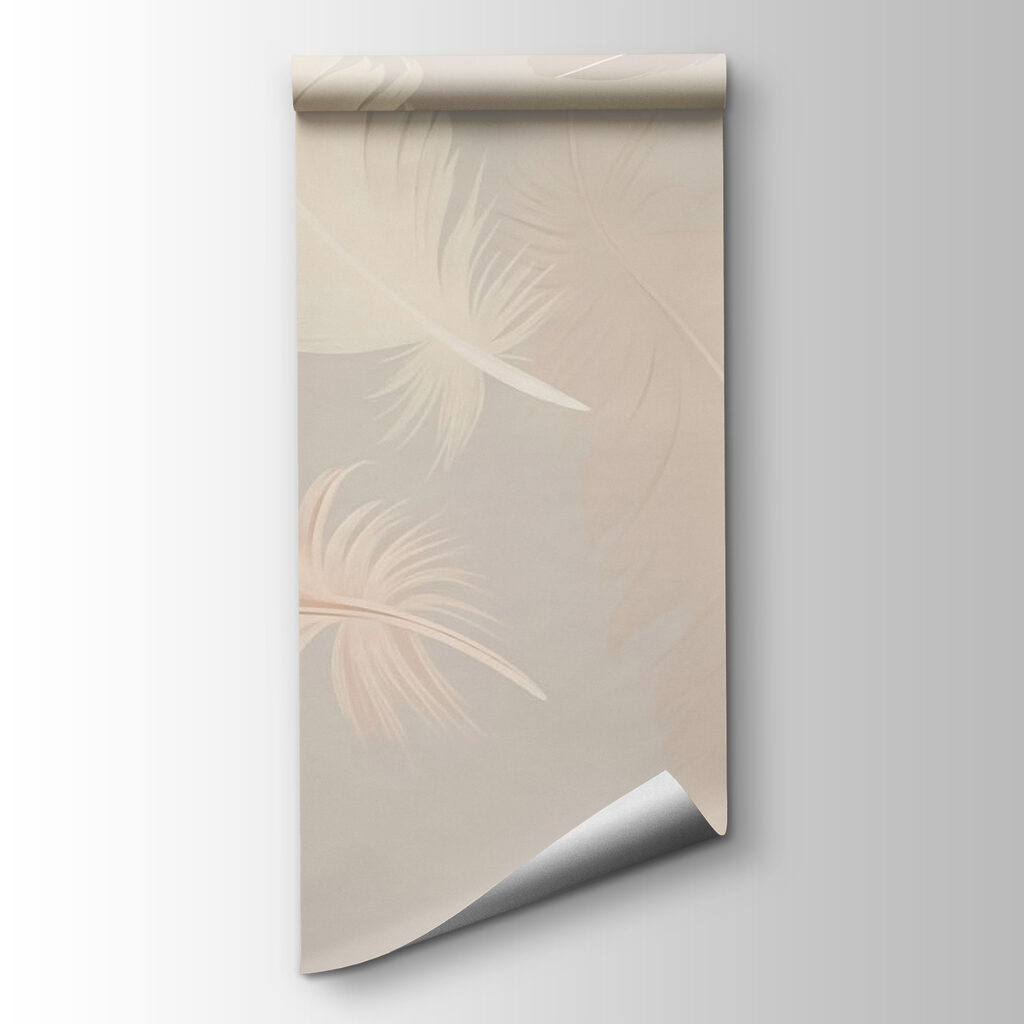 Group of feathers on a white background