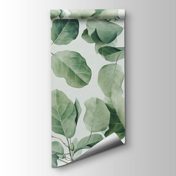 Nature's vibrant green foliage pattern